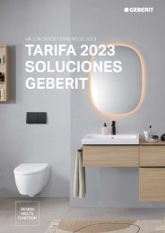 Tarifa Geberit Soluciones Febrero 2023