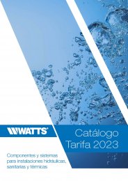 Tarifa Catálogo Watts 24 Abril 2023