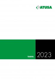 Catálogo Tarifa Atusa septiembre 2023
